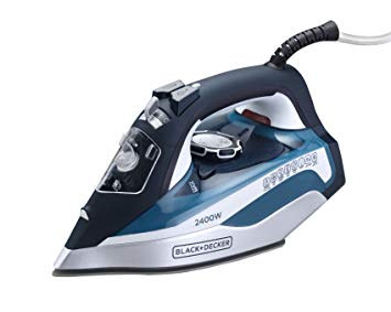 Light-Weight Medium Steam Iron for Clothes Compact Size with Ceramic Soleplate 