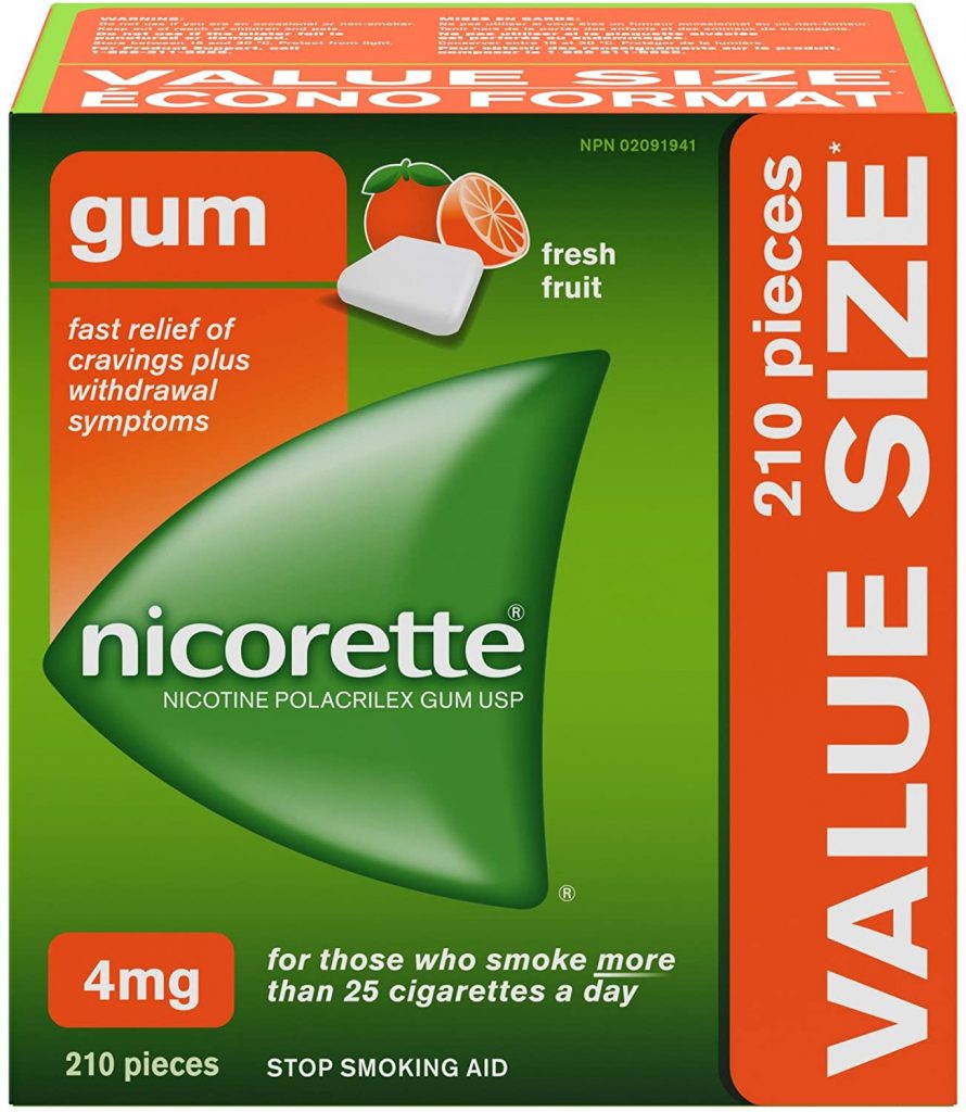 Nicorette Gum Nicotine Fresh Fruit flavour