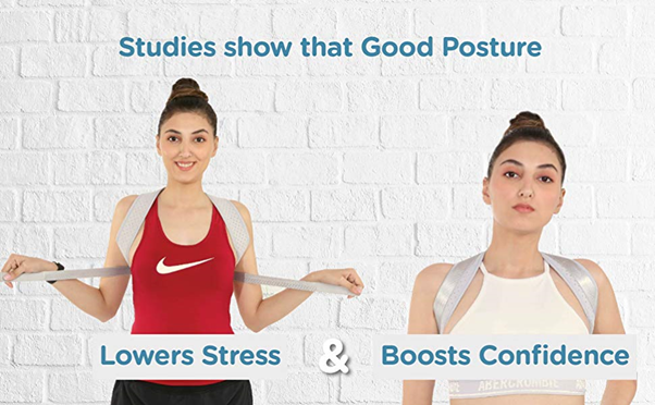 Good posture lowers stress and boosts confidence.